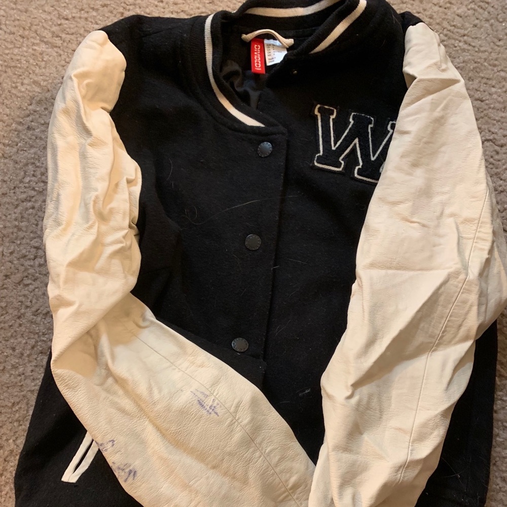 Divided Letterman jacket